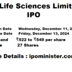 Sai Life Sciences Limited IPO (Sai Life Sciences IPO) Detail